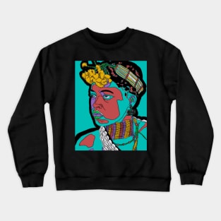 Colorful African boy portrait Crewneck Sweatshirt